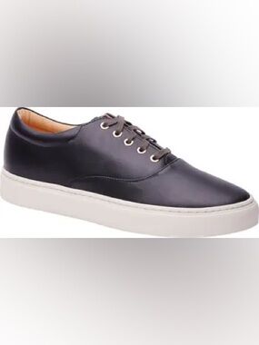 Nisolo Elayna Black Leather Sneaker - Women’s - 7.5